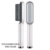 STEAMBRUSH® PRO HAIR 3 en 1 tendance, lisseur, brosse et sèche-cheveux avec puce intelligente, plaques céramique pour cheveux lisses, volumineux et sans frisottis