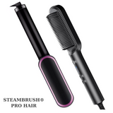 STEAMBRUSH® PRO HAIR 3 en 1 tendance, lisseur, brosse et sèche-cheveux avec puce intelligente, plaques céramique pour cheveux lisses, volumineux et sans frisottis