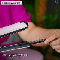 STEAMHAIR Pro® 5.0 lisseur boucleur vapeur