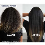 STEAMHAIR Pro® 5.0 lisseur boucleur vapeur