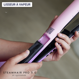 STEAMHAIR Pro® 5.0 lisseur boucleur vapeur