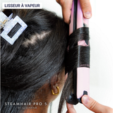 STEAMHAIR Pro® 5.0 lisseur boucleur vapeur
